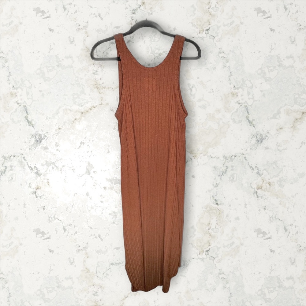 Chaser Rib Hi Low Racer Tank Dress - Picture 4 of 11